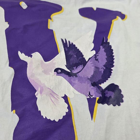 VLONE Good Intentions Shirt Mens‎ XL White NAV Album Doves Graphic Made USA - Picture 11 of 13